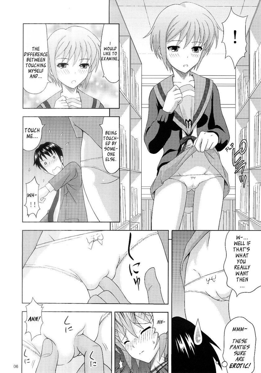 Hentai Manga Comic-Nagato Yuki's Lust-Read-5